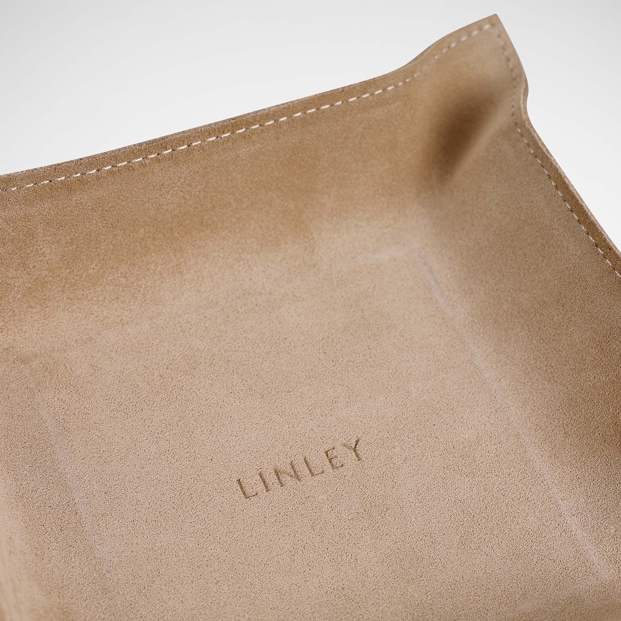 Suede Vide Poche | Luxury Home Accessories & Gifts | LINLEY