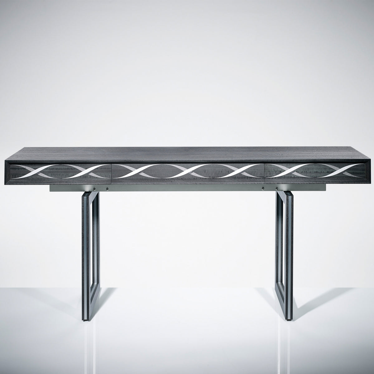 Helix Console Table - Grey | Bespoke Design & Luxury Furniture | LINLEY