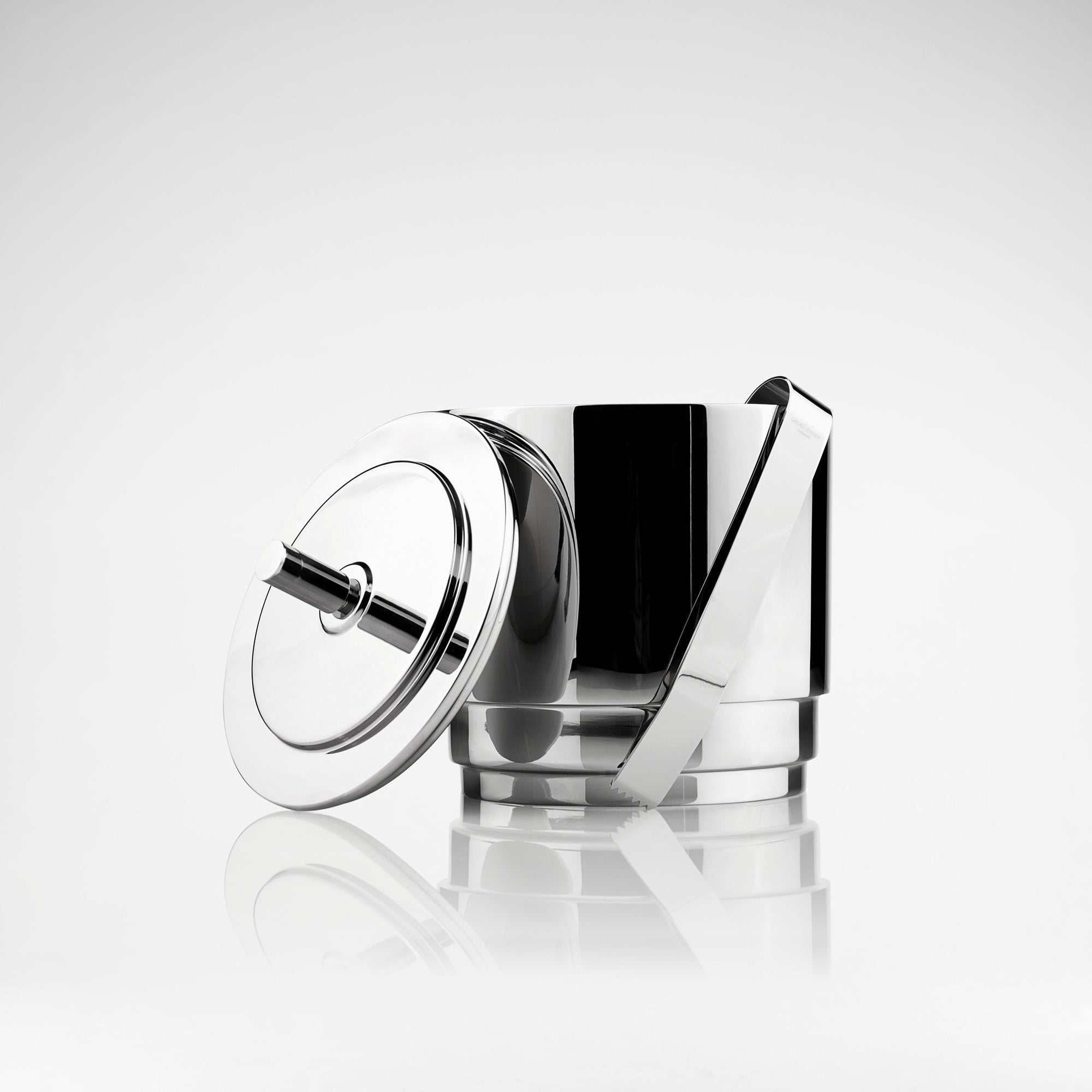 WINE ice bucket with tongs in stainless steel Georg Jensen
