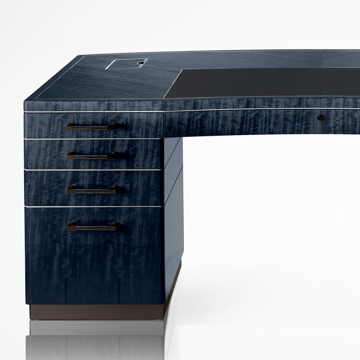 Odyssey Desk - Blue | Bespoke Design & Luxury Furniture | LINLEY