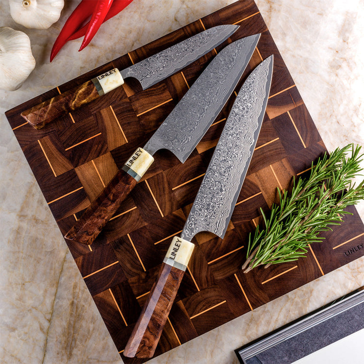 LINLEY Cuisine Zig Zag Chopping Board | Designer Furniture | LINLEY