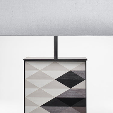 Henley Triangle Monochrome Lamp Base