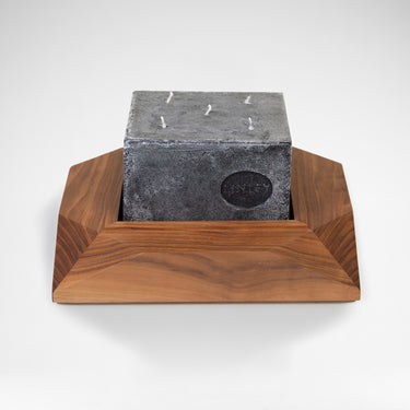 Slate Five Wick Candle & Plinth