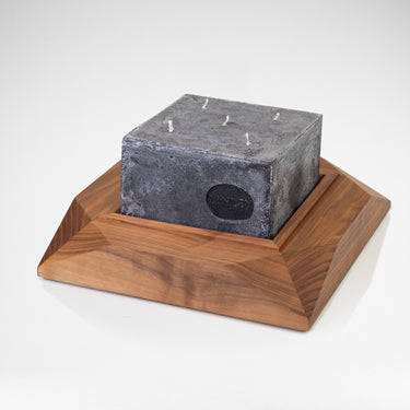 Slate Five Wick Candle & Plinth