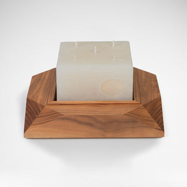 Ivory Five Wick Candle & Plinth