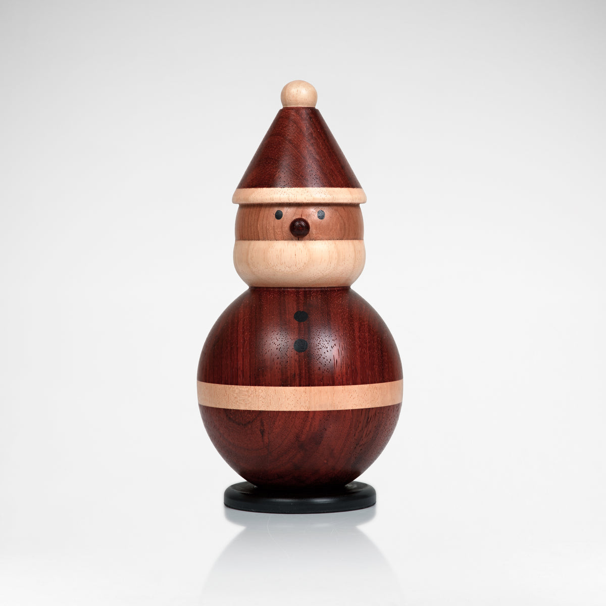 Turned Santa Decoration