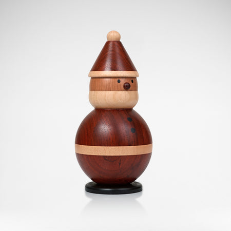 Turned Santa Decoration