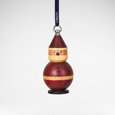 Turned Christmas Tree Decoration - Set of 3