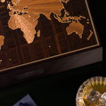 World Map Box Humidor