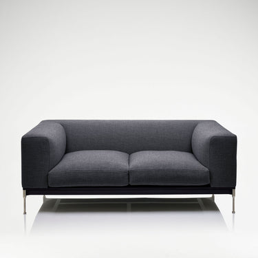 Savile Modular Sofa Two Seat - Charcoal | Bespoke Design & Luxury Furniture | LINLEY