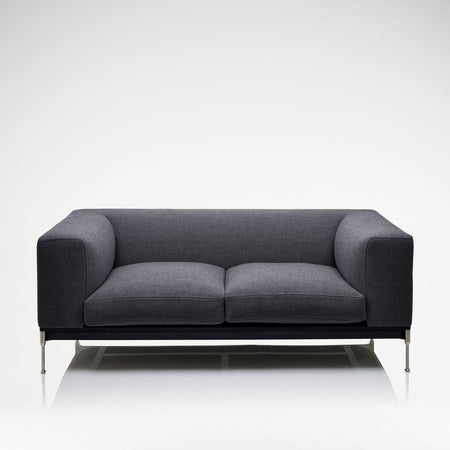 Savile Modular Sofa Two Seat - Charcoal | Bespoke Design & Luxury Furniture | LINLEY