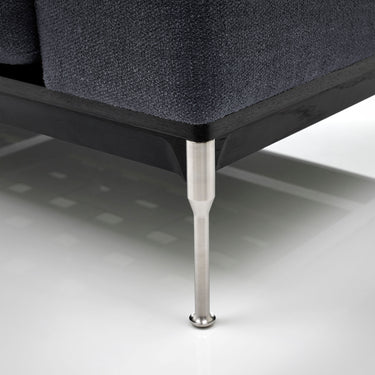 Savile Modular Sofa Two Seat - Charcoal | Bespoke Design & Luxury Furniture | LINLEY