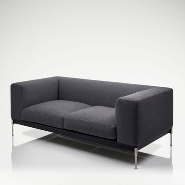Savile Modular Sofa Two Seat - Charcoal | Bespoke Design & Luxury Furniture | LINLEY