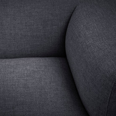 Savile Modular Sofa Two Seat - Charcoal | Bespoke Design & Luxury Furniture | LINLEY