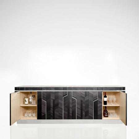 Caprea Low Bar | Bespoke Design & Luxury Furniture | LINLEY