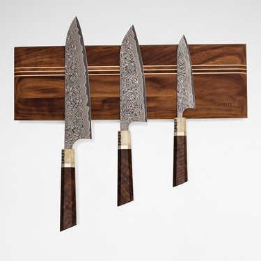 LINLEY Cuisine Striped Wall Mounted Knife Block