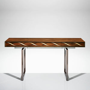 Helix Console Table - Rosewood | Bespoke Design & Luxury Furniture | LINLEY