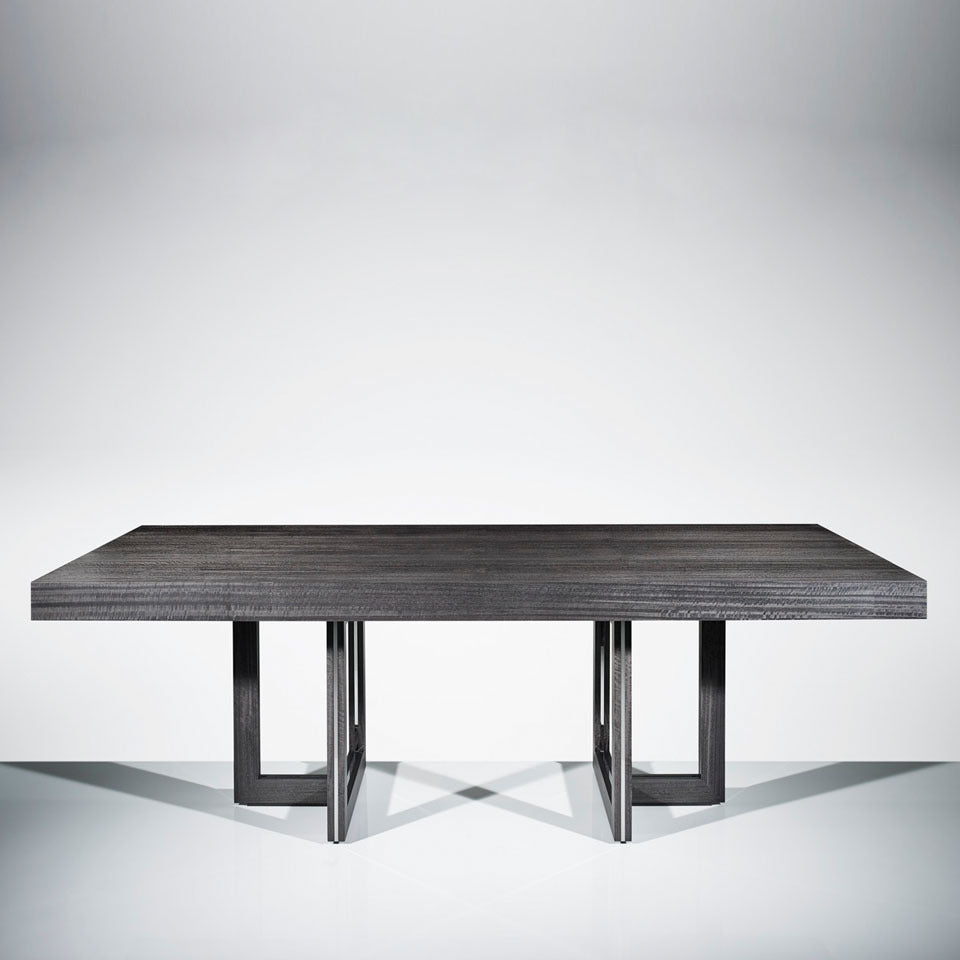 Helix Dining Table - Grey Eucalyptus | Bespoke Design & Luxury Furniture | LINLEY