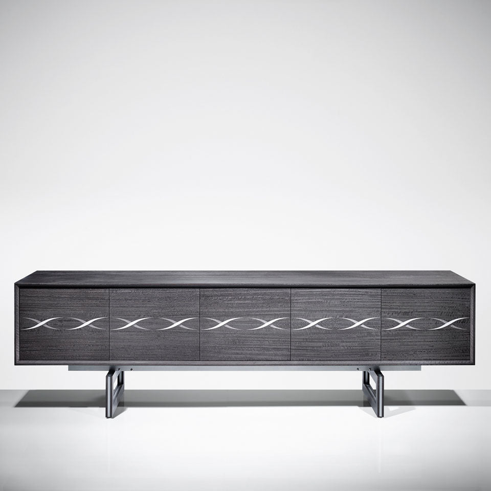 Helix Sideboard - Grey Eucalyptus | Bespoke Design & Luxury Furniture | LINLEY