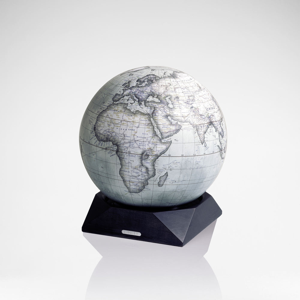 Mini Desk Globe - Dark Base | Luxury Home Accessories & Gifts | LINLEY
