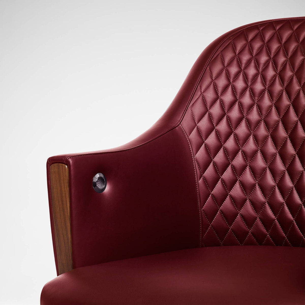 Riviera Quilted Desk Chair | Bespoke Design & Luxury Furniture | LINLEY