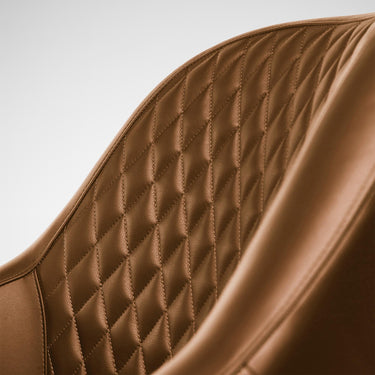 Riviera Quilted Desk Chair | Bespoke Design & Luxury Furniture | LINLEY
