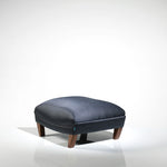 Aston Footstool - Navy Blue | Bespoke Design & Luxury Furniture | LINLEY