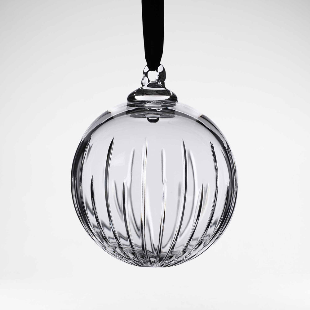 Crystal Christmas Baubles - Set of 6