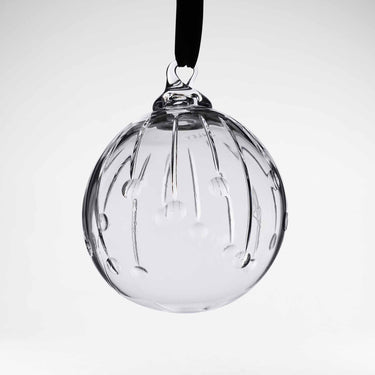Crystal Christmas Baubles - Set of 6