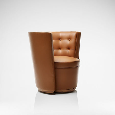 Deco Tub Chair - Potters Clay | Bespoke Design & Luxury Furniture | LINLEY