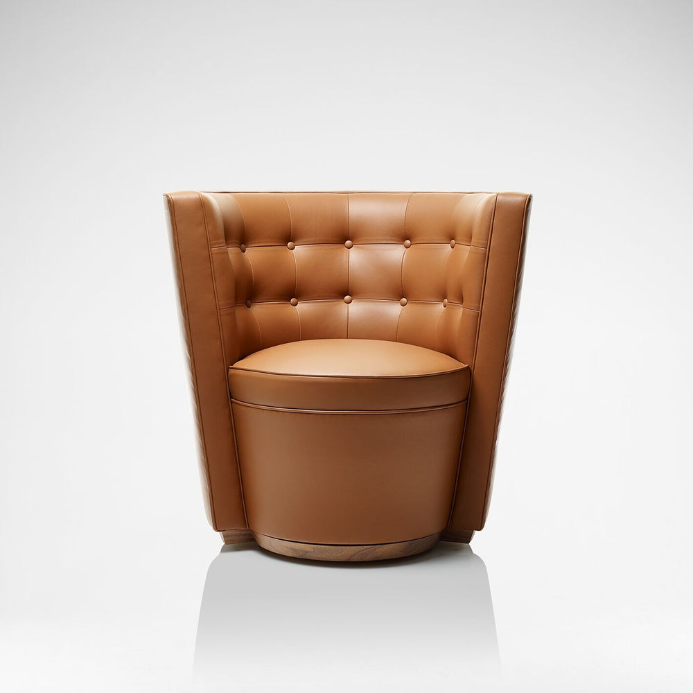 Deco Tub Chair - Potters Clay | Bespoke Design & Luxury Furniture | LINLEY
