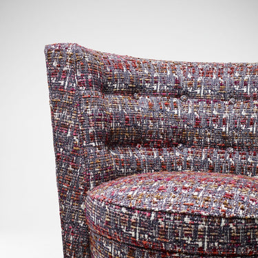 Deco Tub Chair - Oakley Rust | Bespoke Design & Luxury Furniture | LINLEY