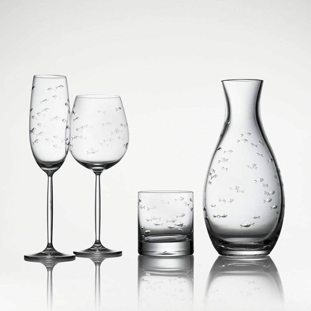 Fish Champagne Flute | Luxury Home Accessories & Gifts | LINLEY