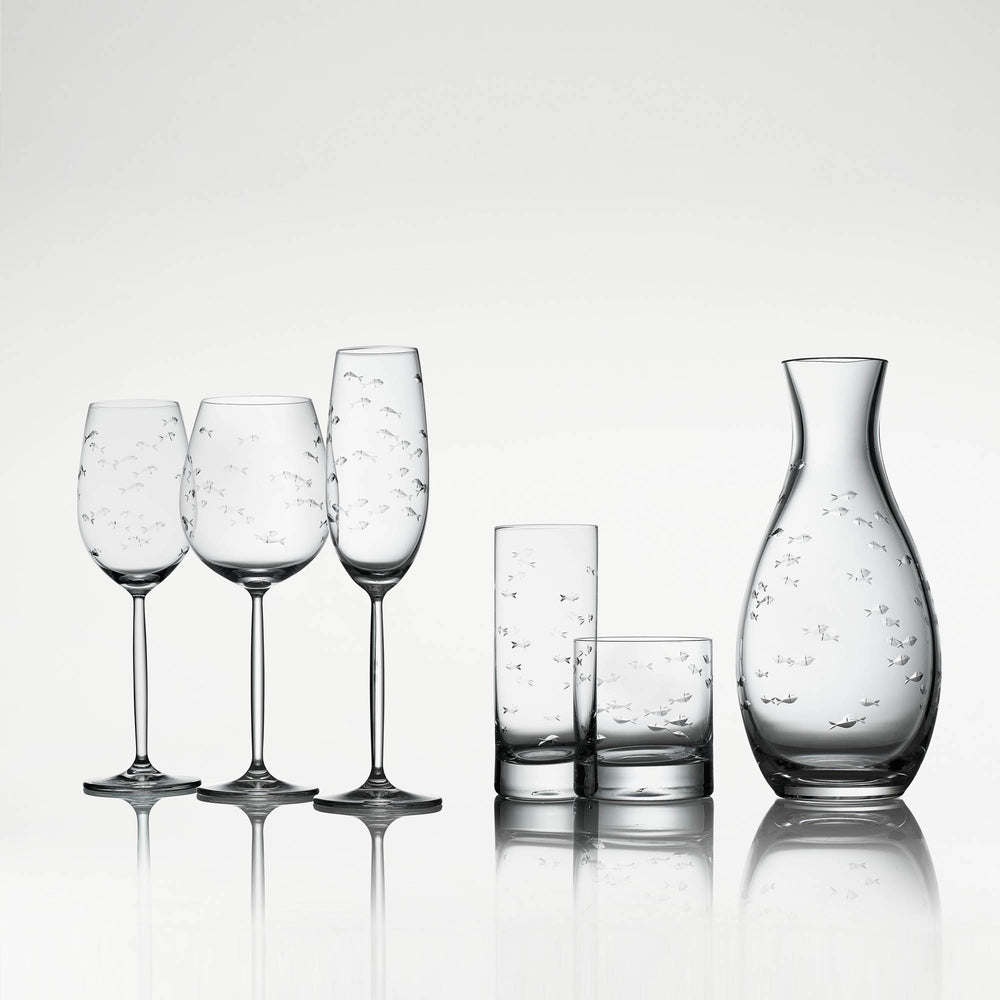 Fish White Wine Glass | Luxury Home Accessories & Gifts | LINLEY