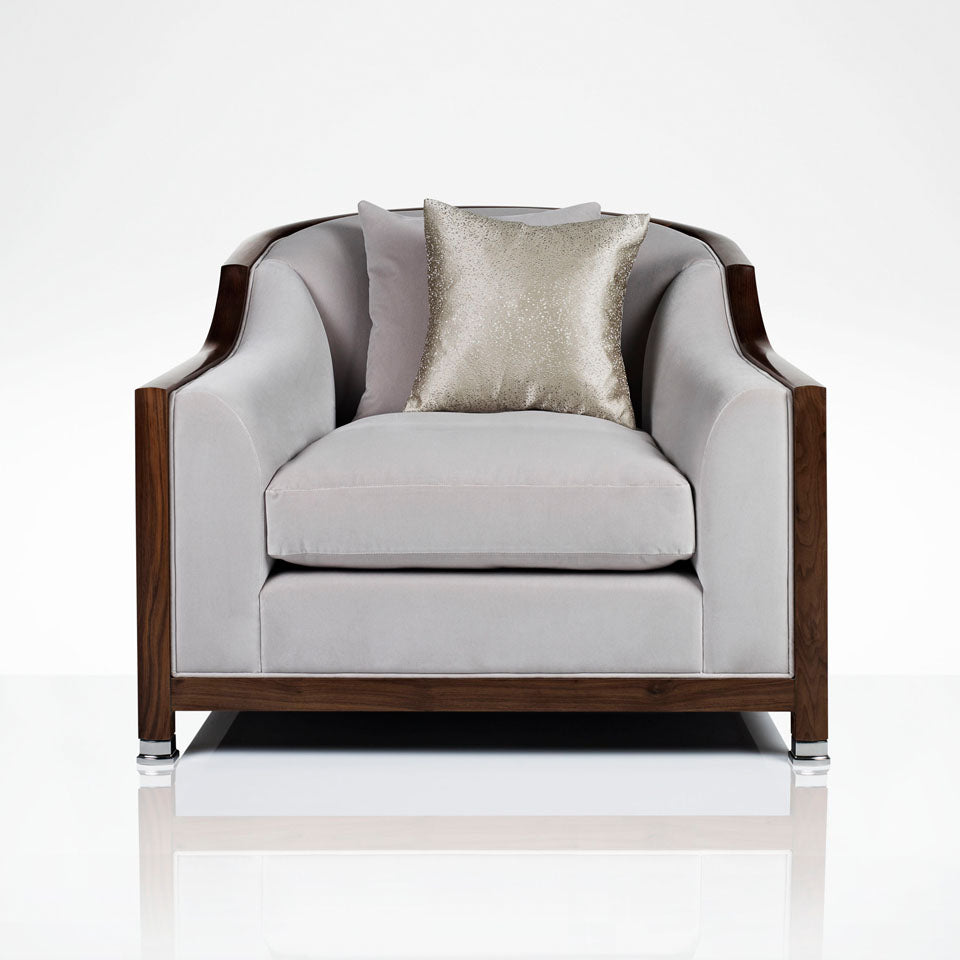 Grosvenor Show Wood Armchair | Bespoke Design & Luxury Furniture | LINLEY