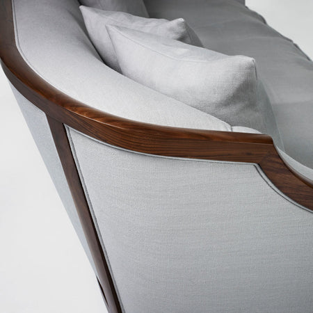 Grosvenor Show Wood 3 Seater Sofa | Bespoke Design & Luxury Furniture | LINLEY