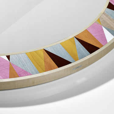 Henley Triangle Round Mirror - 1000mm | Bespoke Design & Luxury Furniture | LINLEY