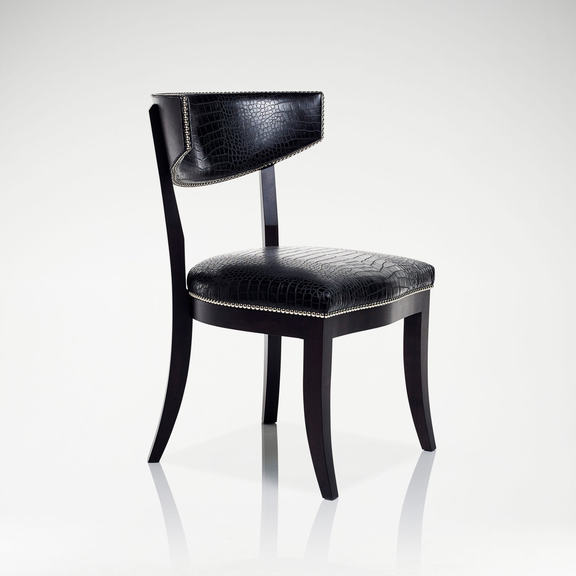 Klismos Dining Chair - Onyx | Luxury Furniture | LINLEY