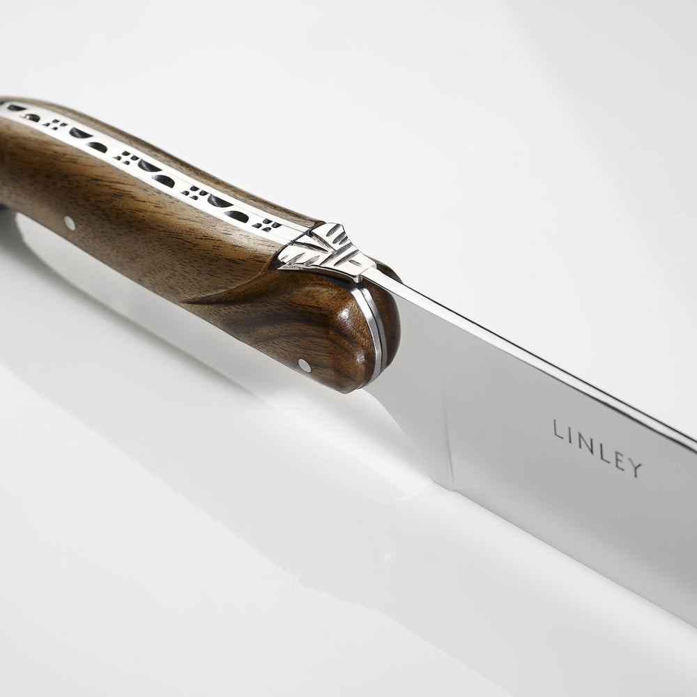 Laguiole Champagne Sabre - Walnut | Luxury Home Accessories & Gifts | LINLEY