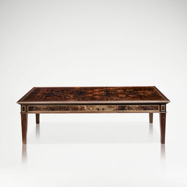 LINLEY Classic Coffee Table - Burr Walnut and Satinwood | Bespoke Design & Luxury Furniture | LINLEY