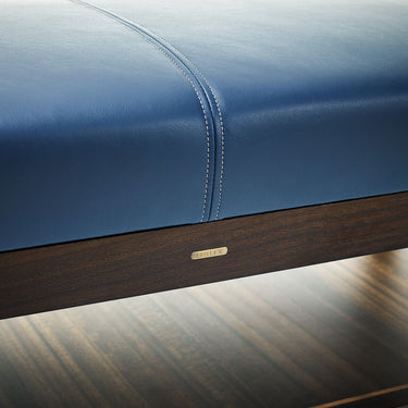 Evolution Small Ottoman Coffee Table - Navy | Bespoke Design & Luxury Furniture | LINLEY