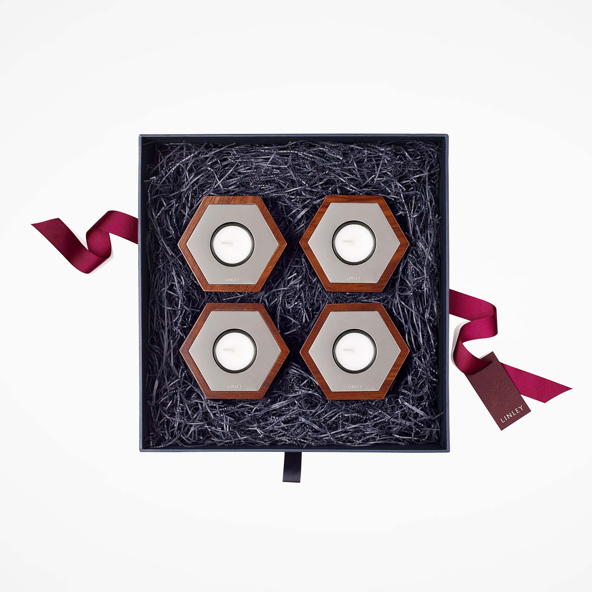 Hexagon Candle Gift Set | Luxury Home Accessories & Gifts | LINLEY