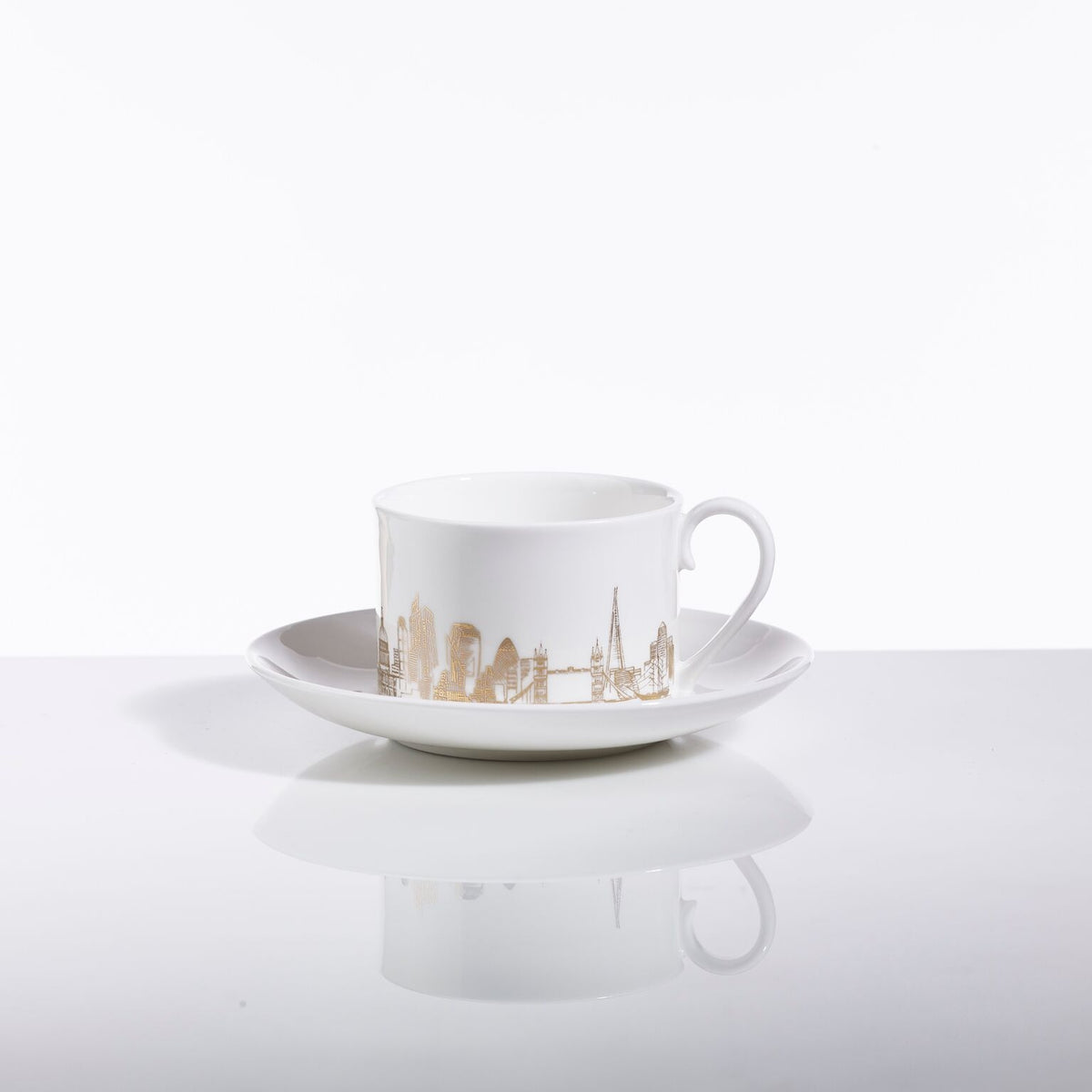 London Skyline Teacup & Saucer | Luxury Home Accessories & Gifts | LINLEY