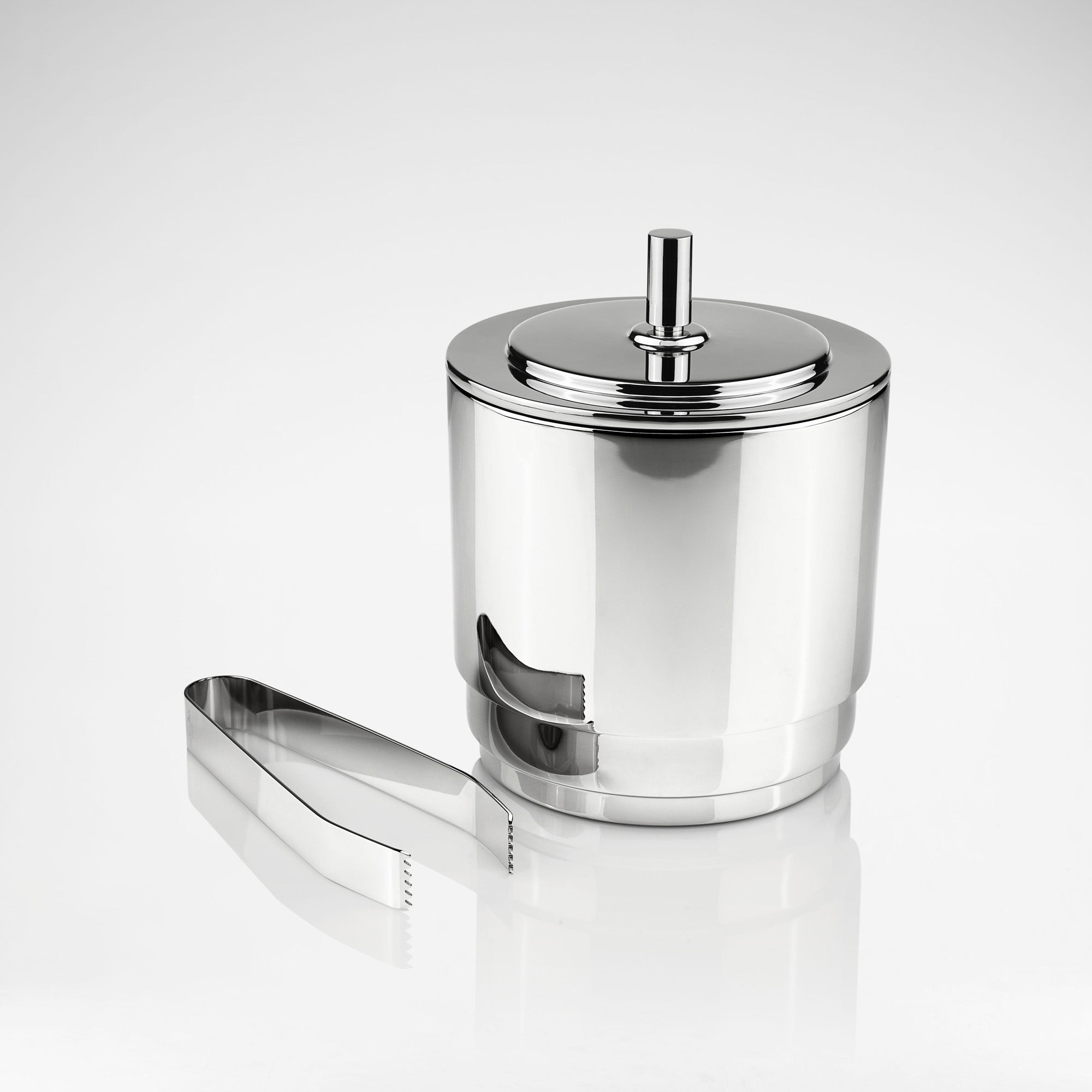 Manhattan Ice Bucket & Tongs Luxury Home Accessories & Gifts LINLEY