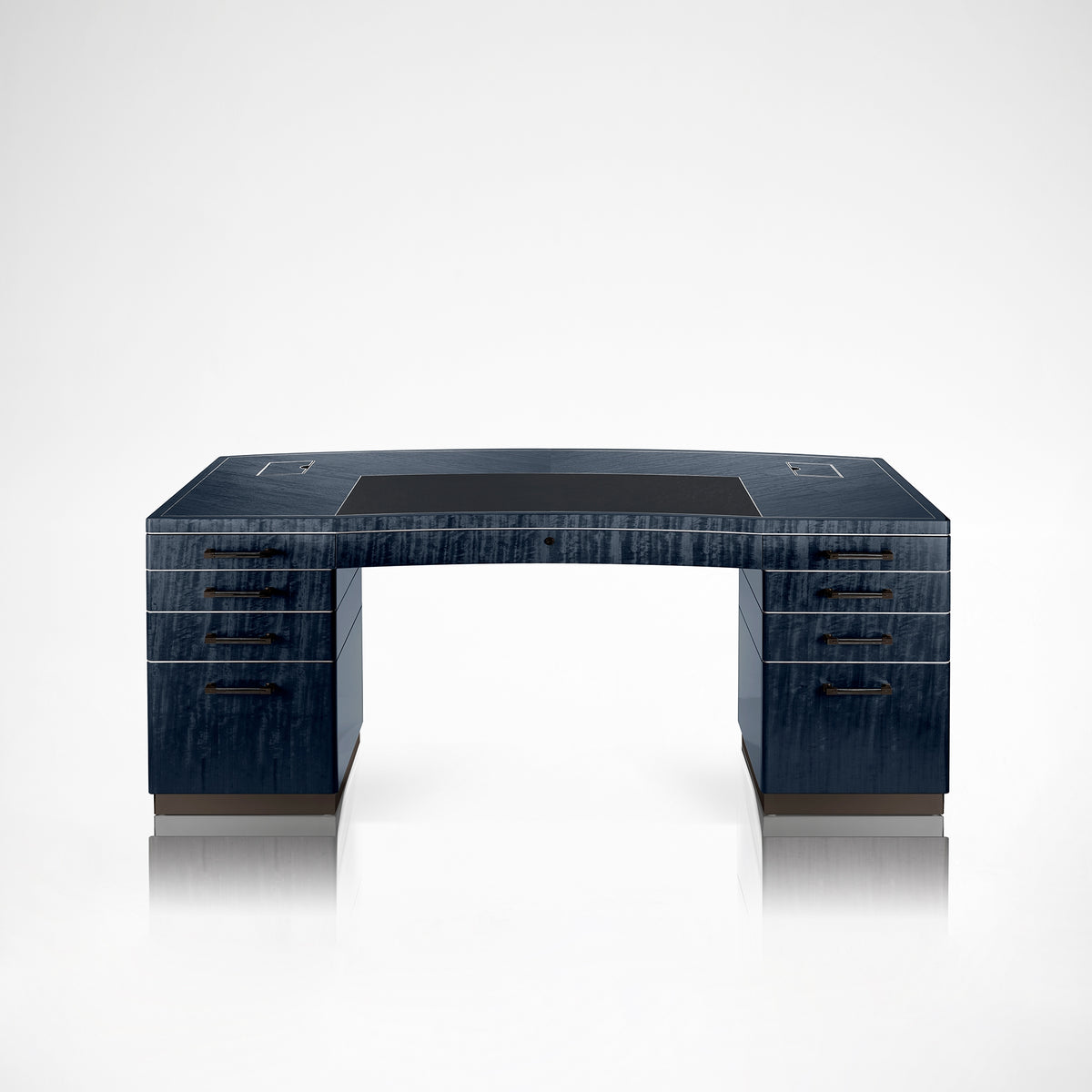 Odyssey Desk - Blue | Bespoke Design & Luxury Furniture | LINLEY
