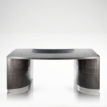 Odyssey Desk - Grey | Bespoke Design & Luxury Furniture | LINLEY