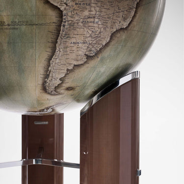 Tellus Globe - Green & Sycamore | Bespoke Design & Luxury Furniture | LINLEY
