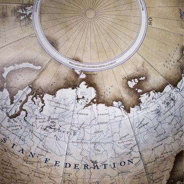 Tellus Globe - Green & Sycamore | Bespoke Design & Luxury Furniture | LINLEY