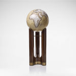 Tellus Globe - Ochre & Walnut | Bespoke Design & Luxury Furniture | LINLEY