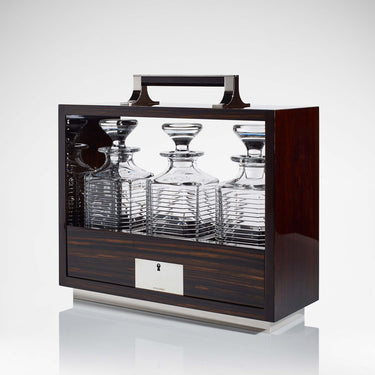 Trafalgar Triple Tantalus | Luxury Home Accessories & Gifts | LINLEY